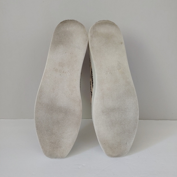 Vince Saxon 2 Slip On Platform Sneakers Shoes Snakeskin Size 8 - Picture 15 of 16